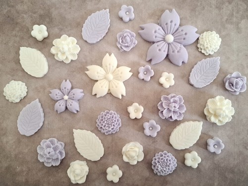Purple white edible - (06),