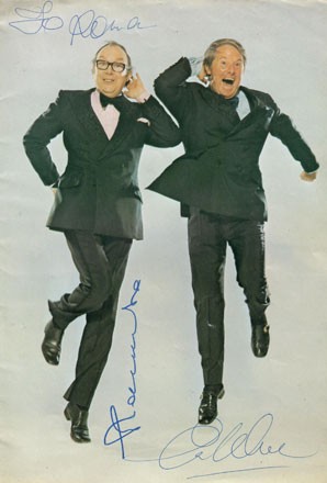 Morecambe wise signed - morecambe,