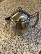 Vintage Stainless Steel Teapot