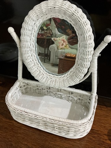 Vintage table top - top, white