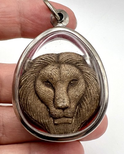 Vintage lion talisman - vintage, thai