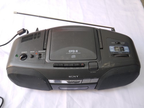 Sony cfd radio cassette - cd,