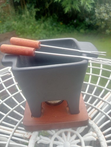 Fondue set ceramic - fondue,
