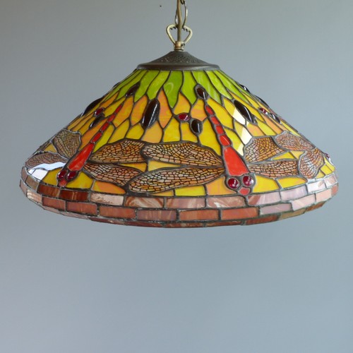 Dragonfly tiffany style - dragonfly,