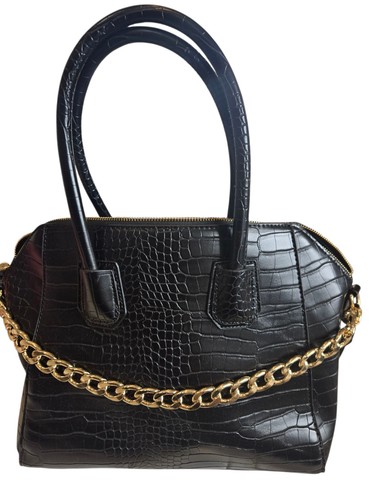 Justfab satchel with - with, gold