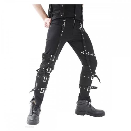 Men gothic pants bondage - men's,