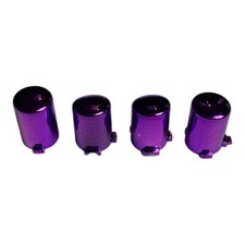 Replacement Chrome Purple Repair or Custom Accessory Xbox 360 Game Controller