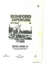 Bomford Cultivator Superflow Parts Manual