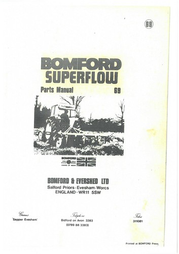 Bomford cultivator superflow - bomford,