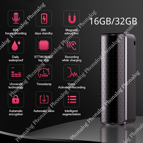 32gb spy digital - 16/32gb,