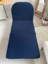 Single Sofa Bed Chair, Navy Blue