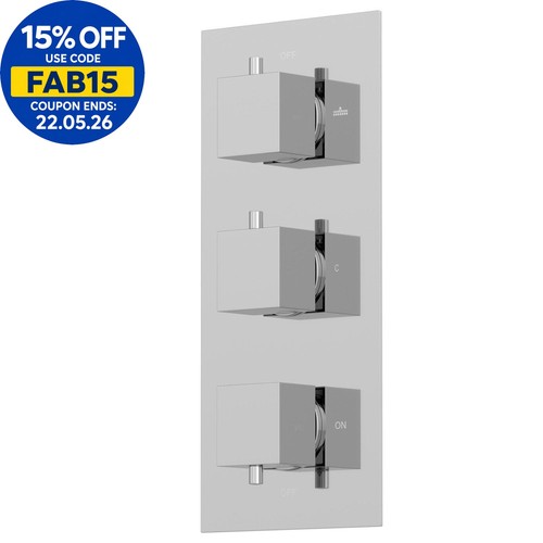 Thermostatic square control - thermostatic,