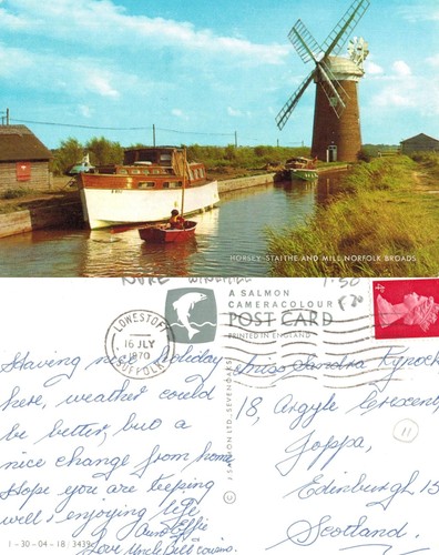 Vintage postcard horsey - postcard,
