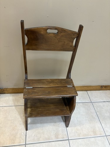 Vintage folding library step - vintage,