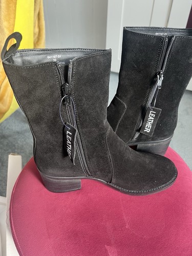 Women black suede chelsea - black,
