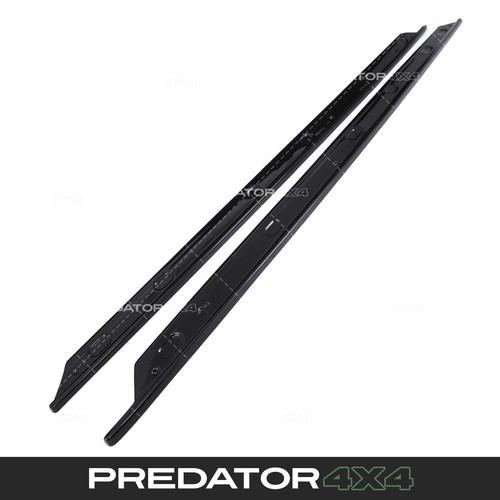 Black side skirt - black,