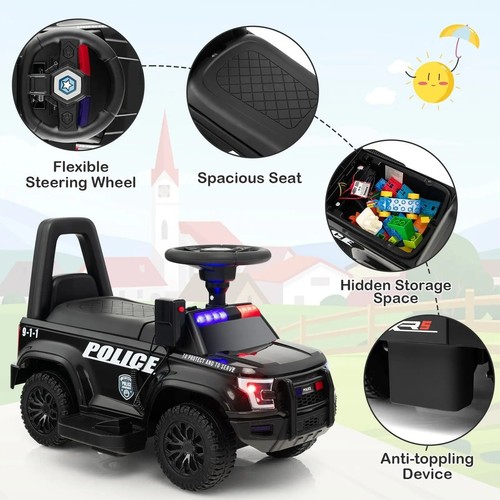 Kids electric ride police - kids,