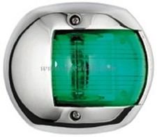 Navigation Light Stainless Steel GREEN Starboard Boat Yacht Sailing Classic