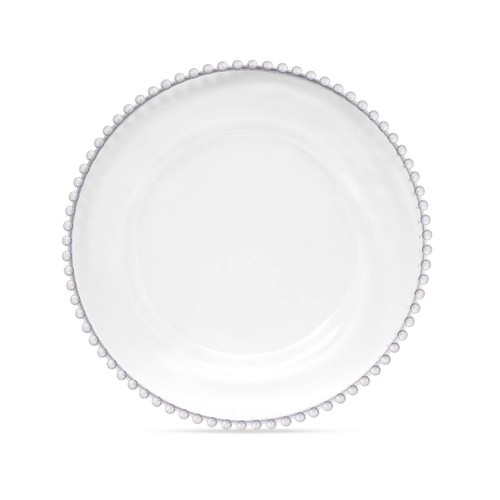 Charger plates with beaded rim - plates,