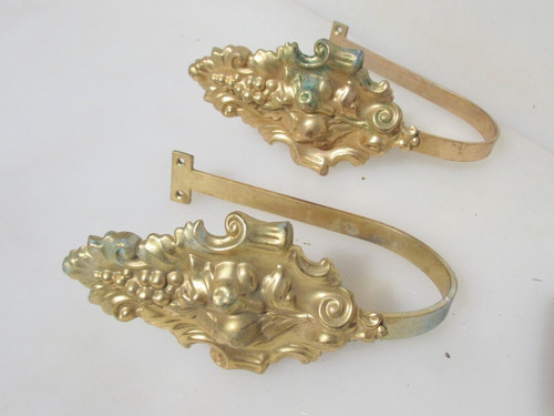Antique brass curtain - antique,