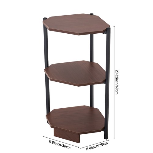 Tier corner rack - 3/4, shelf