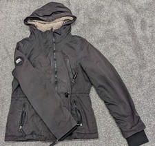 Womens Superdry Black Hooded
