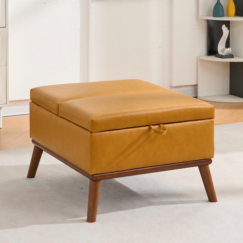 Storage ottoman with - storage,