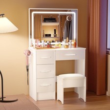 LNZHAO Dressing Table with