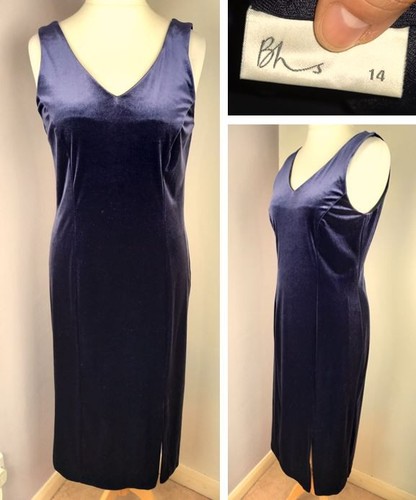 Bhs stretch velvet dress - bhs,