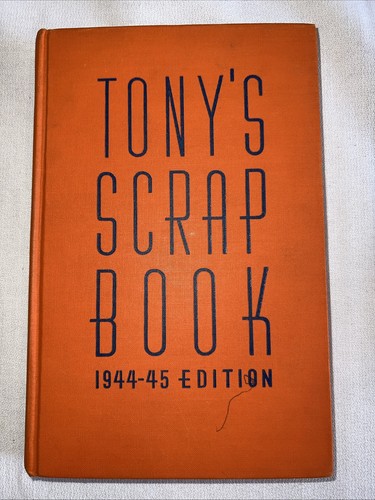 Vintage book tony - book, tony’s