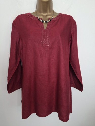 Fabindia burgundy silk mix - fabindia,