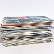 VINTAGE JOB LOT 100 MIXED POSTCARDS UK FOREIGN LANDMARKS TRAVEL SCENIC BUNDLE