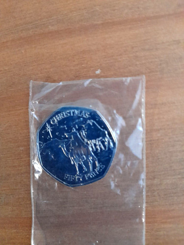 Christmas 50p coin - ,