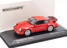 Porsche 911 964 Turbo 1990 Red