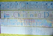 CHRISTENING DAY BANNER - PARTY
