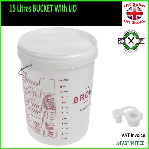 15l litre fermentation bucket - 15l,