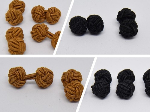 Mens elastic cuff links