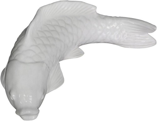 Ceramic carp fish figurine - carp,