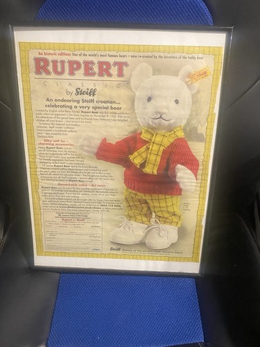 Framed promotional flyer - framed,