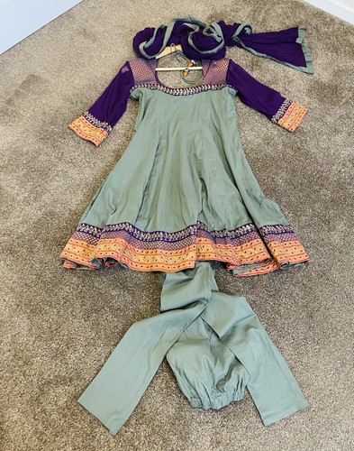 Sea green anarkali suit - sea,