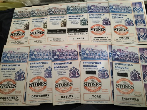 Club rugby league programme - ex,