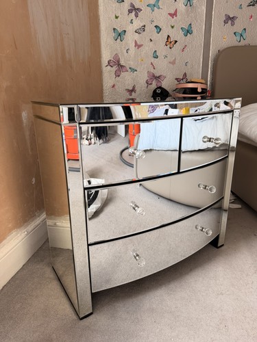 Argos mirrored chest - mirrored, of
