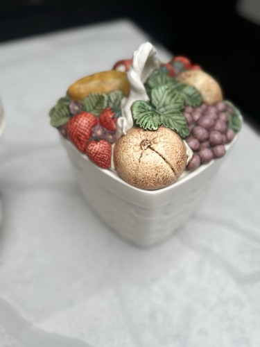 Charming ceramic fruit - ceramic,