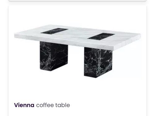 Vienna solid coffee table and