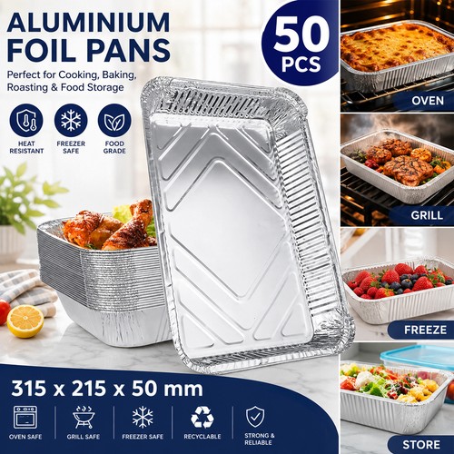50pcs aluminum foil - aluminum, baking