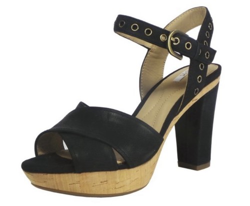 Geox black nubuck - nubuck, suede