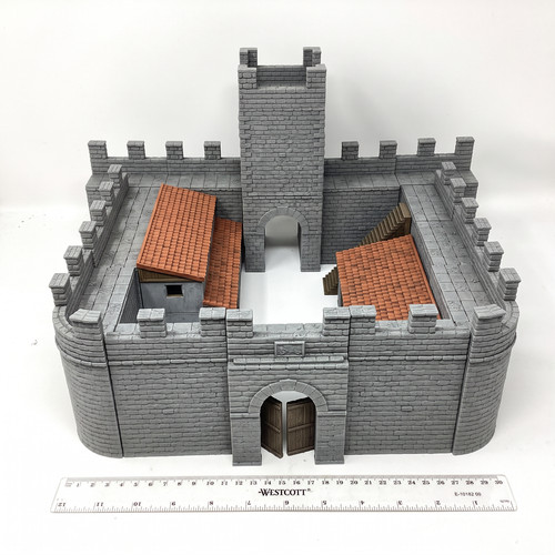 Roman mile castle with - roman,