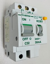 Crabtree Polestar C32 RCBO 32