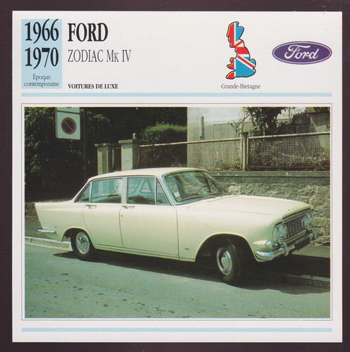 1966 1970 ford zodiac iv - ford,