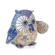 Starry-Eyed OWL Sewing PATTERN Soft Toy photo-tutorial, My Fabric Heaven